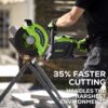 82V 12" 2.5kW Power Cutter Tool-Only (82PC12) - Image 2